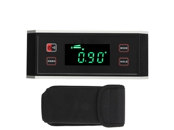 Medidor de Ângulo Digital com Base Magnética V, Tela Lcd Retroiluminada, Ip65, para Decoração e Marcenaria