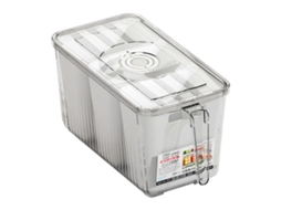 Caixa Organizadora Para Geladeira Whitedrawer Com Compartimento Interno, Multifuncional, Para Guardar Geladeiras E Acessórios De Cozinha.