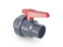 Valvula de Esfera PVC Compacta com Flange Gatilho 90 HIDROTEN