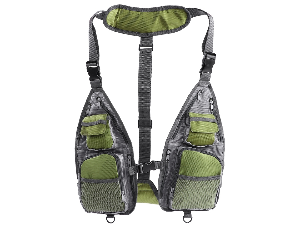 Business Coleteira de Pesca em Malha Respirável Simples Verão Outdoor Multifuncional Quick Dry Fly Vest
