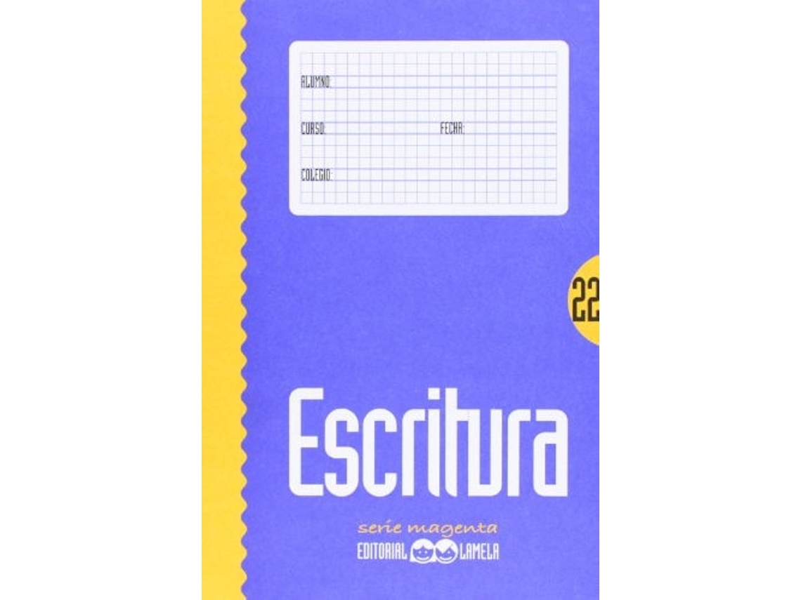 Livro Cuaderno De Escritura 22 Lamela de Lamela Editorial (Espanhol)