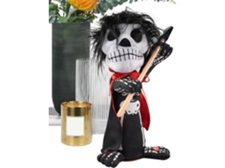 Esqueleto Articulado De Halloween Com Olhos Fosforescentes |