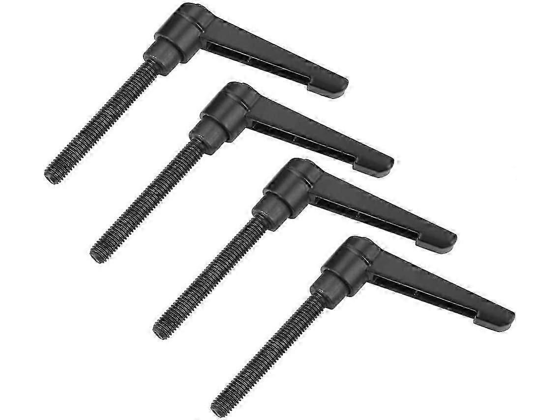 4 Alavancas De Fixação Ajustáveis, Rosca M8*50