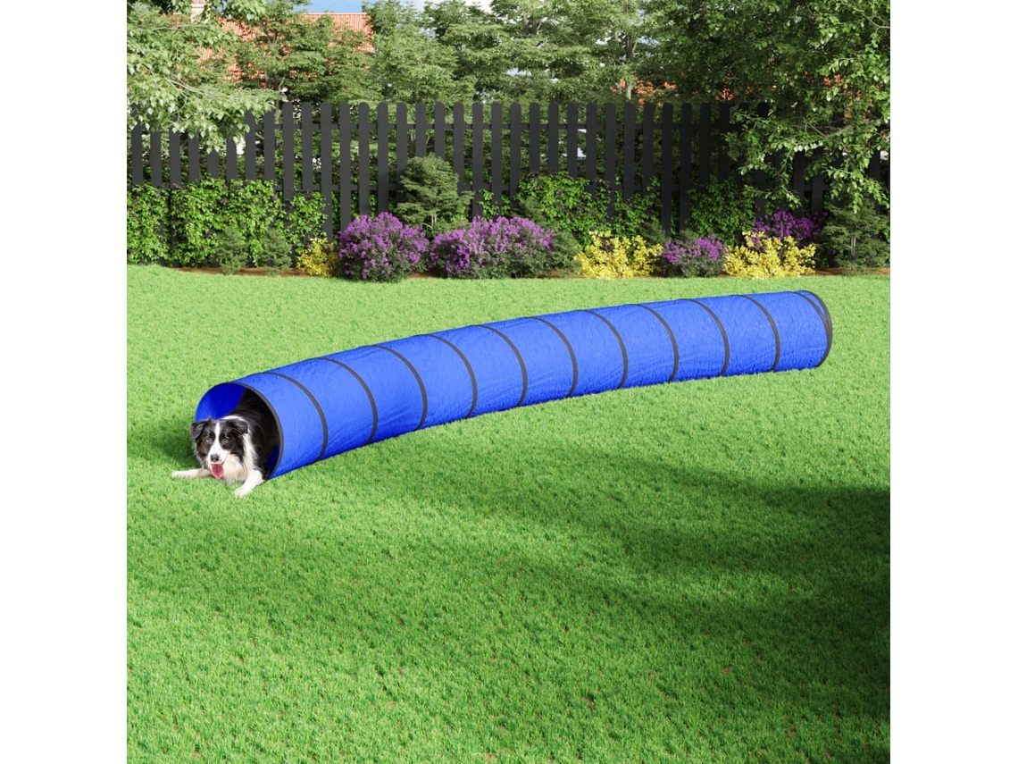 Vidaxl Túnel Ø 55x500 Cm Poliéster Azul