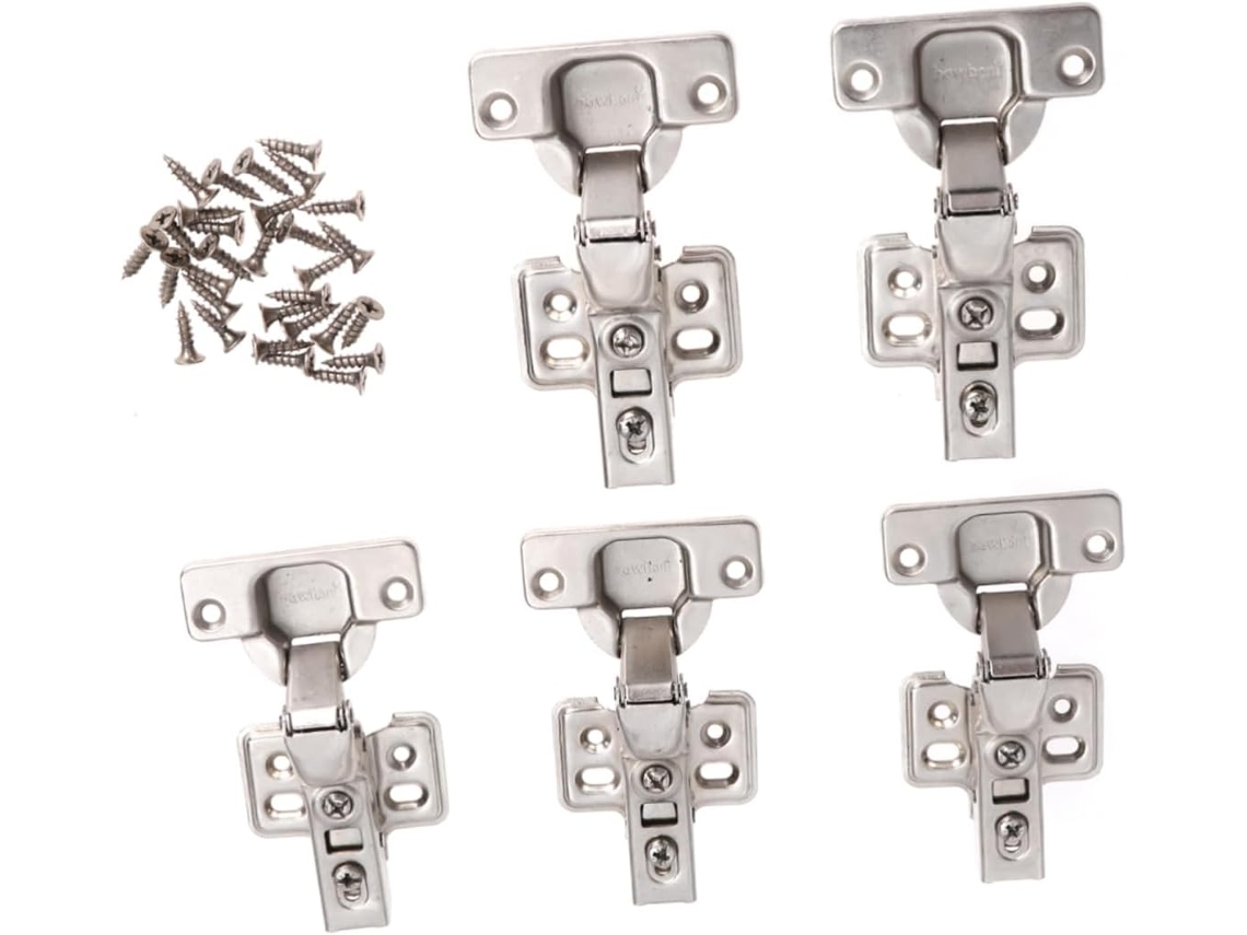 De Embutir, Aço 1,2 Mm, Pacote Com 5 Unidades Para Portas Cozinha.