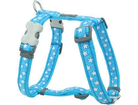 Peitoral para Cães  One Touch Style Stars Turquesa (1.5 x 30-48 cm)
