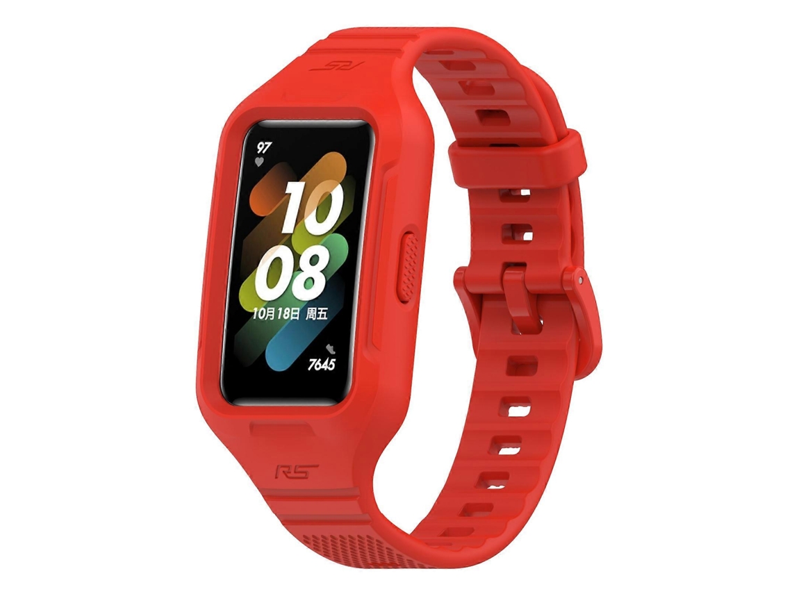 Pulseira Integrada De Silicone De Cor Sólida Para Honor Band 6