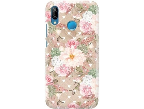 Capa Huawei P30 Lite FUNNYCASE Roses and Hearts Rosa