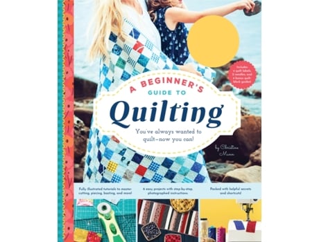 Livro a beginner's guide to quilting de christine mann (inglês)