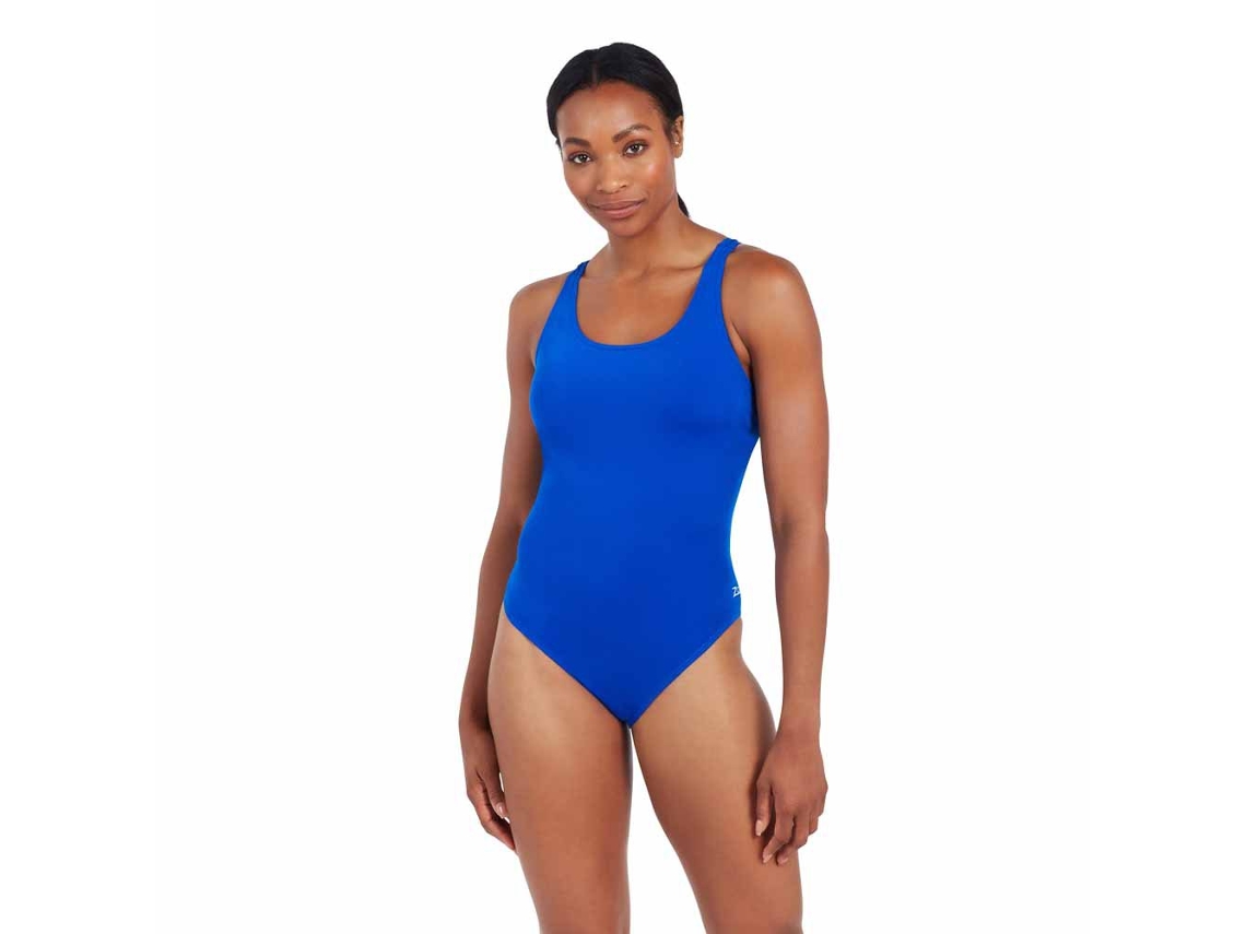 Roupa de Banho Cottesloe Powerback Azul 44 Mulherzoggs