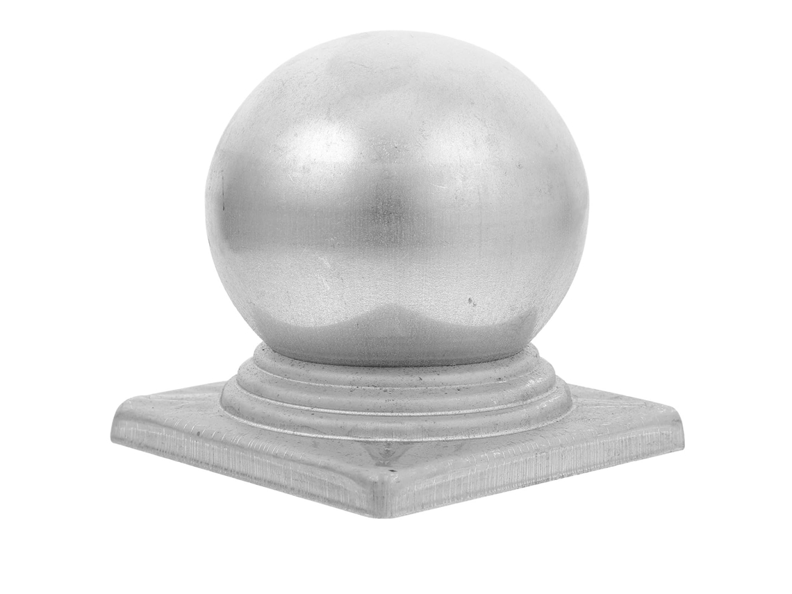 Inoomp Tampas Metálicas Esféricas para Postes de Cerca: Protetores de Postess Às Intempéries para Cercas de Jardim, CHABERLU