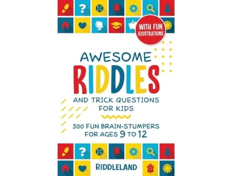 Livro Awesome Riddles and Trick Questions For Kids de Riddleland (Inglês)