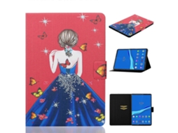 Capa De Couro Inteligente Com Desenho Colorido Para Tablet Lenovo Tab M10 Plus 10.6 3ª Geração 2022