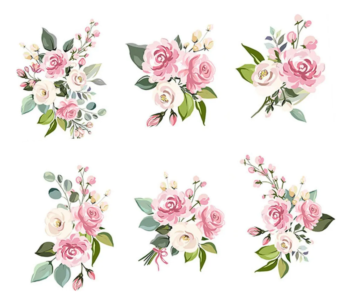 Peças De Decalques De Parede De Flores Para Banheira,vayotoy