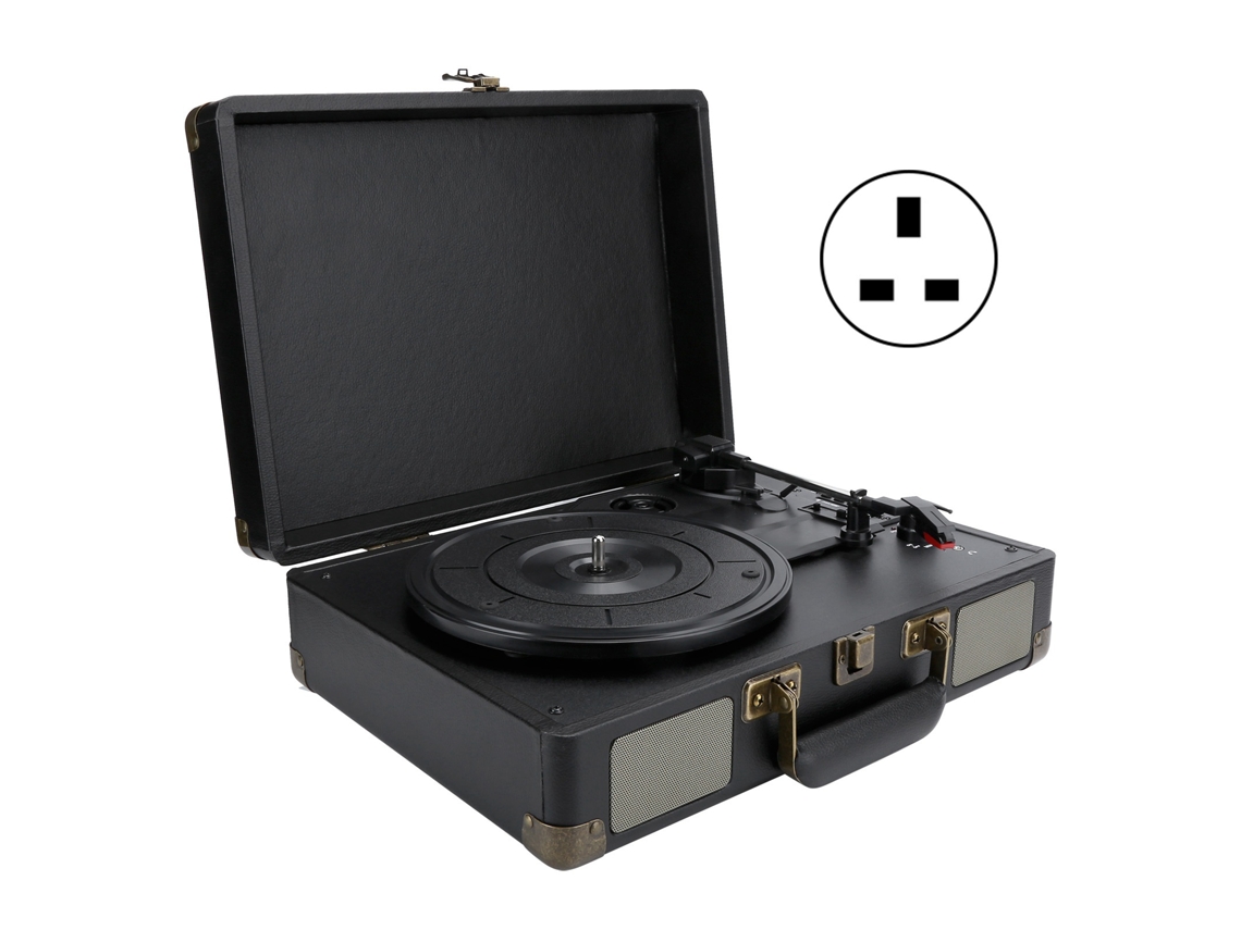 Toca Discos Portátil Com Bluetooth 5.0
