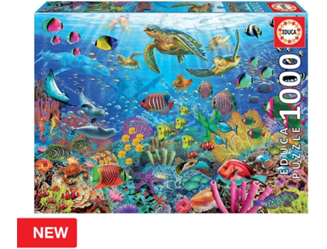 Puzzle Educa Turtles in Paradise 1000 pcs