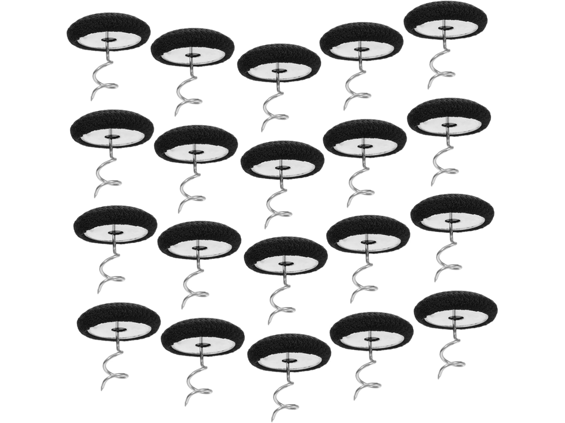 Pinos Espirais para Fogões, 30 Peças, Aço Inoxidável Preto