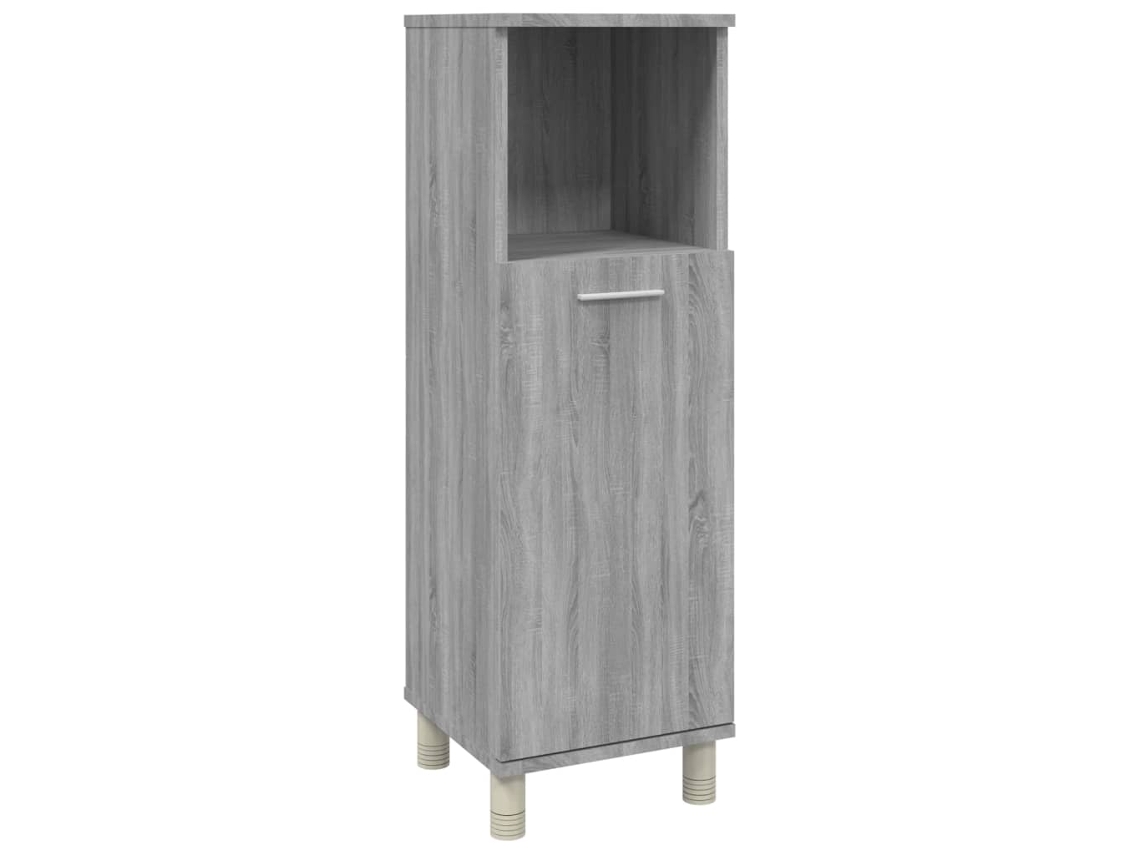 Casa de Banho Madeira Sonoma Cinza MAISON EXCLUSIVE Armário 30x30x95 cm