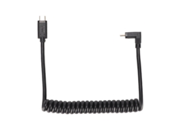 Cabo USB-C a USB-C, carga rápida 3A, 10 Gbps, 4K 60Hz, 1,2 m, design de mola helicoidal S/MARCA