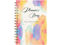 Agenda, Caderno De Estudos, Planejador De Horários Com Espiral, Diário Acadêmico De Viagem, Colorido