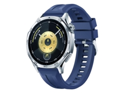Bracelete para Huawei Watch Gt 6 / 5 / 4 / 3 Silicone Cor Sólida com Fivela Prateada Azul Meia noite XIAOMOYU (46mm)