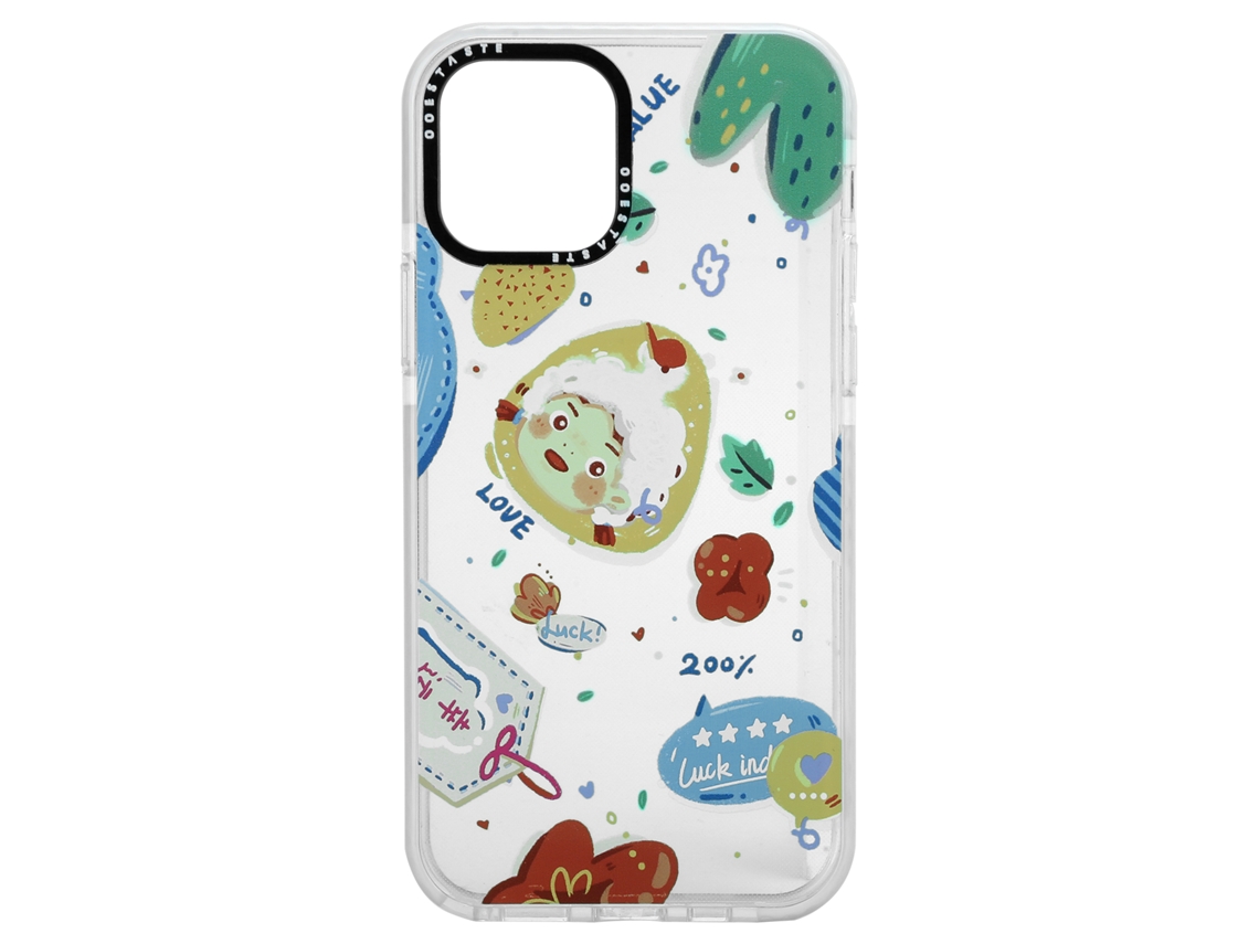 Capa transparente para iPhone 12 com proteção contra poeira