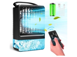 Nova Line ar Condicionado Portátil Ventilador Resfriador 4000mah 4 em 1 3 Velocidades Timer 2h/4h