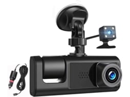 Câmera Veicular Dvr Hd 1080p com 3 Lentes SFUSHOS