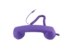 Aetheria auscultador Retrô Antirradiação para Celular com Conector 3.5mm e Usb C Roxo