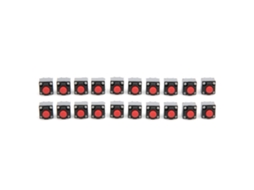 20pcs Micro Interruptor Táctil de Push Button À Prova D'água 6x6x7.3mm