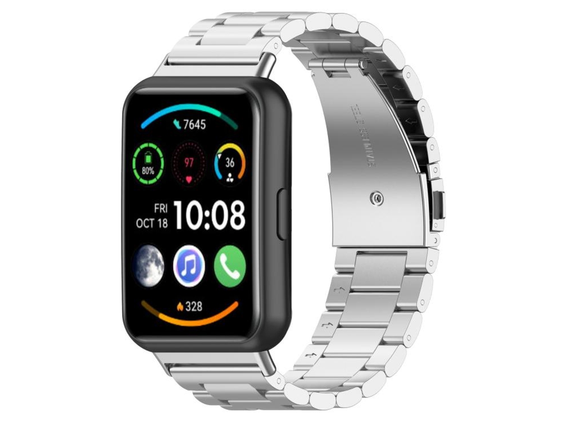 Bracelete prata para Huawei Watch Fit 2 em liga de titânio XIAOMOYU
