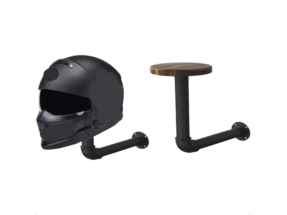 Suporte De Parede Para Capacetes Motocicleta, Bonés, Capacetes De Beisebol E Rugby Armazenamento Fácil Para Motocicletas