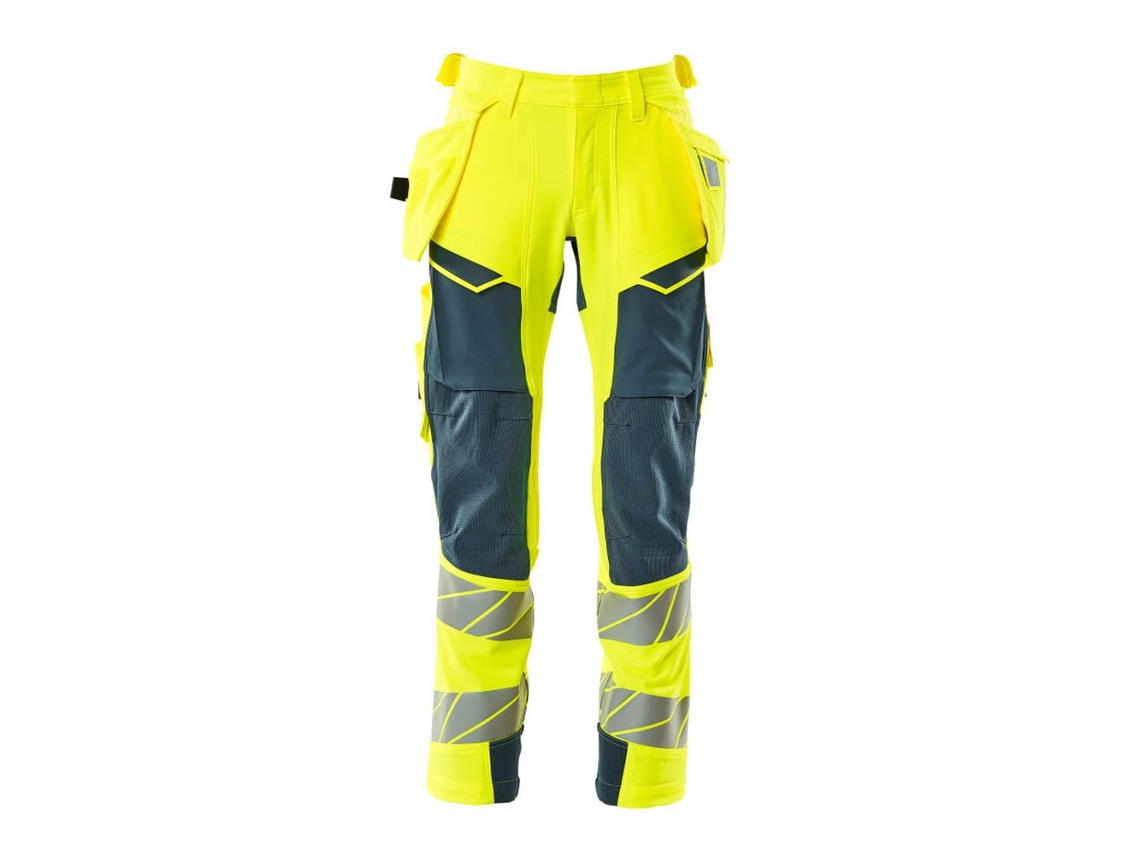 Calças Grandes Com Bolsos Pendurados Accelerate Safe 19031 Amarelo 47 / 30 MASCOT