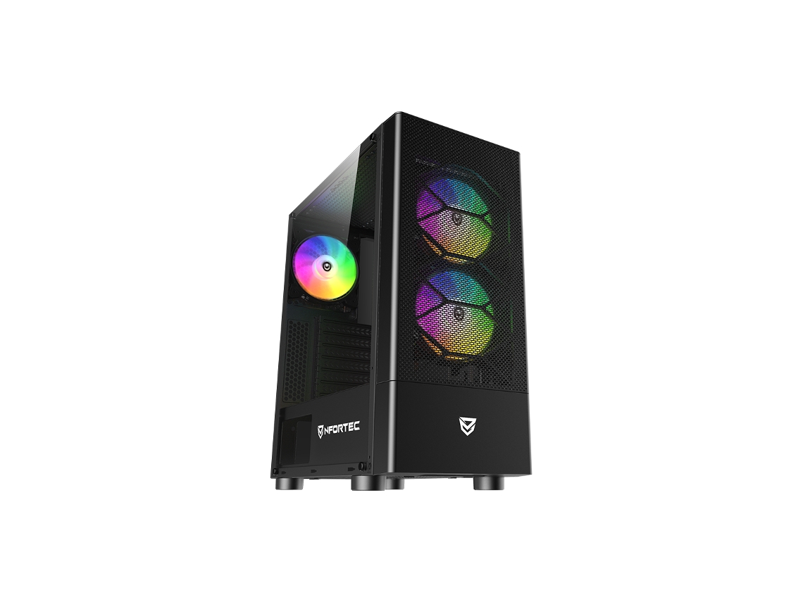 Caixa PC NFORTEC Caelum Black