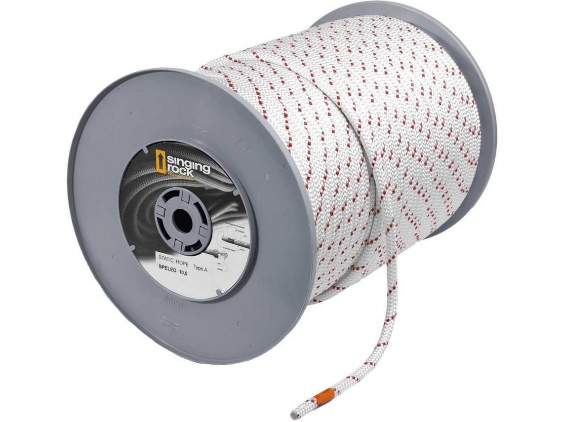 Corda De Escalada SINGING ROCK Cordas Speleo (Branco - 40 m)