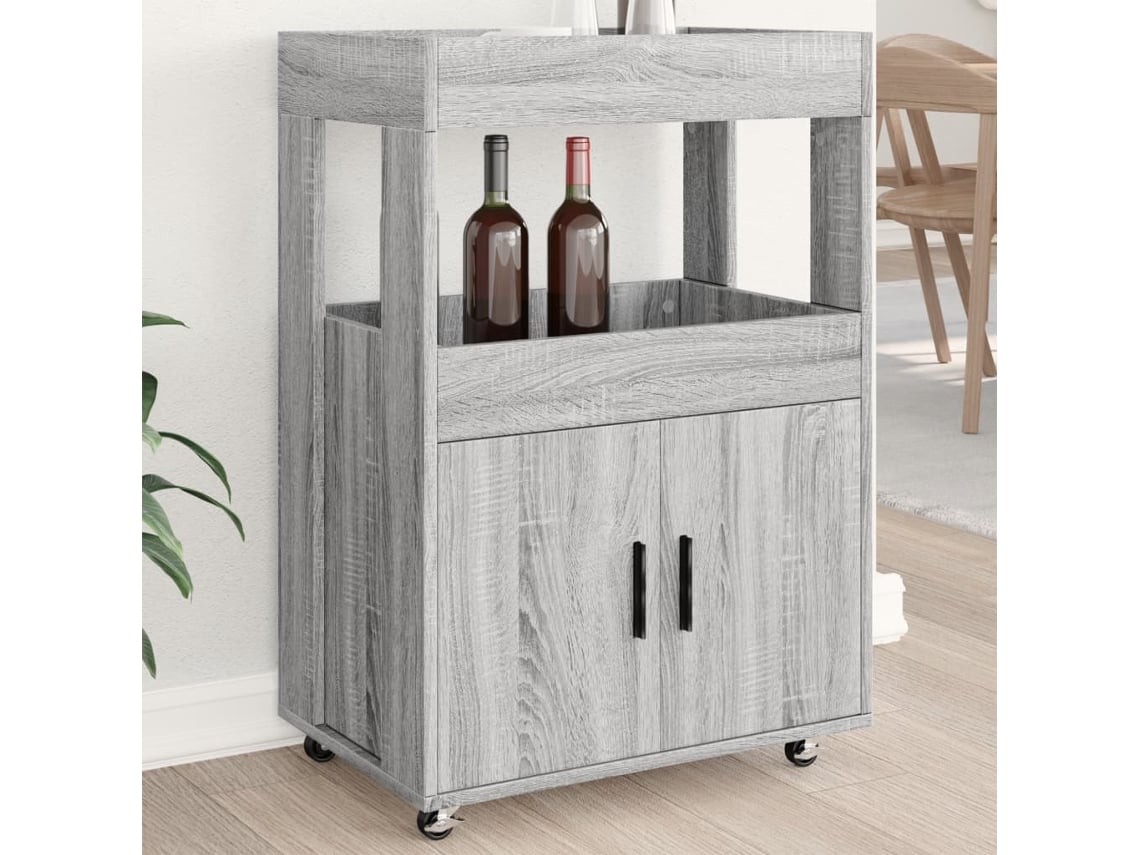 Carrinho De Bar 60x39,5x89 Cm Deriv. De Madeira Cinzento Sonoma Lovely Home