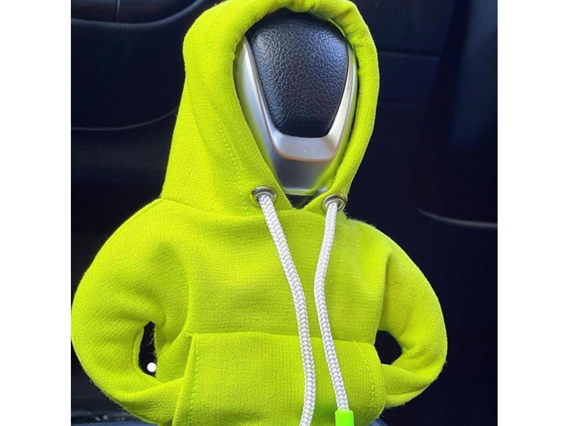 Capa Para Manopla De Marchas De Carro Em Algodão Durável Com Design Personalizado E Fácil Instalação Amarelo