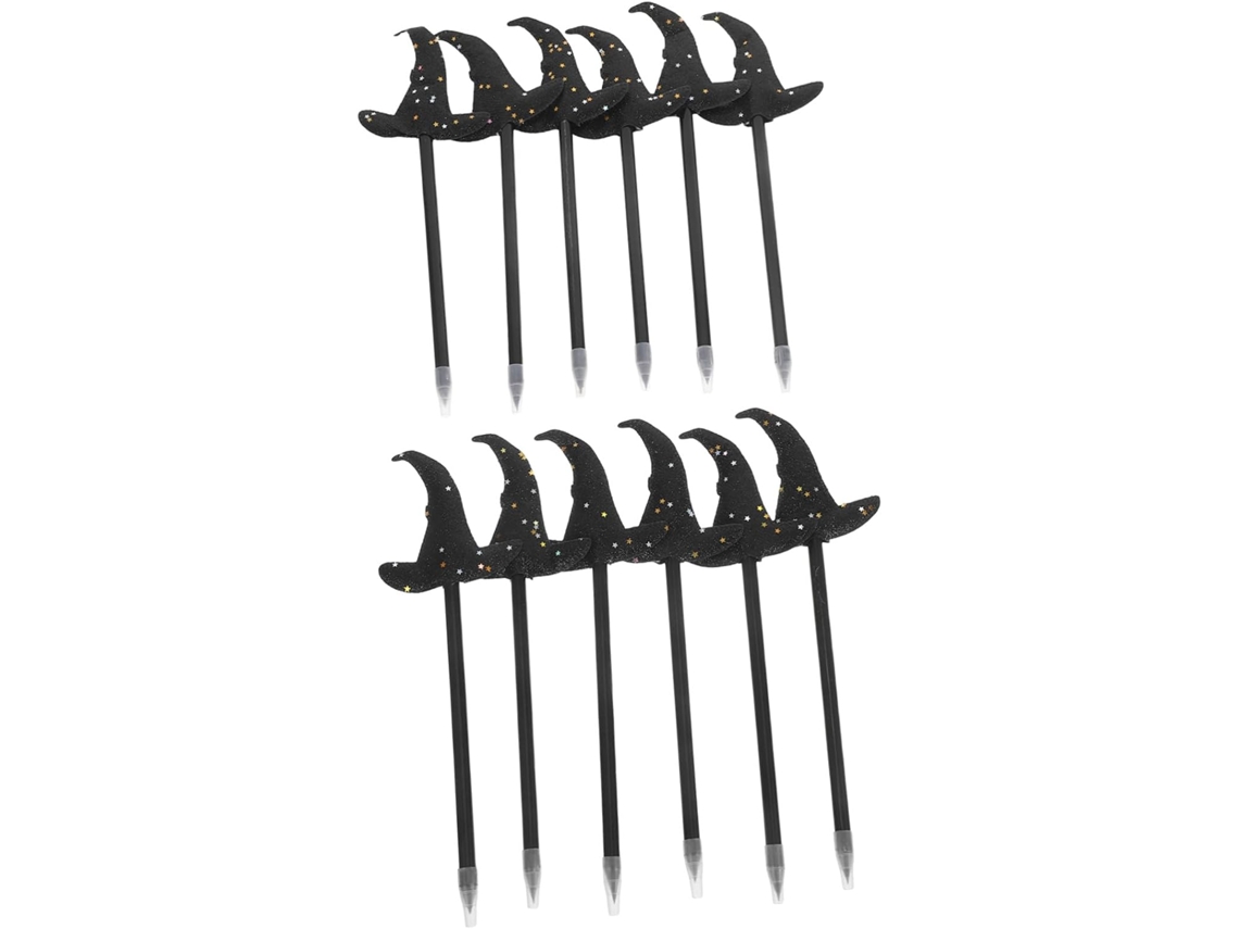 Conjunto de 12 Lápis Divertidos para Festa Halloween, Legais Crianças, Material Escolar. 24,00 X 7,00 1,00 Cm