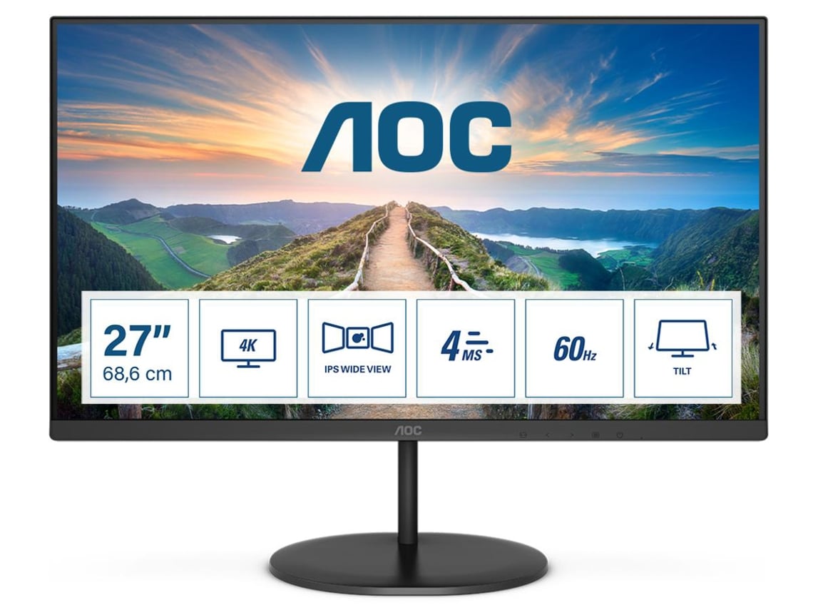 Monitor AOC U27V4EA (27" - 60 Hz - 4 ms)