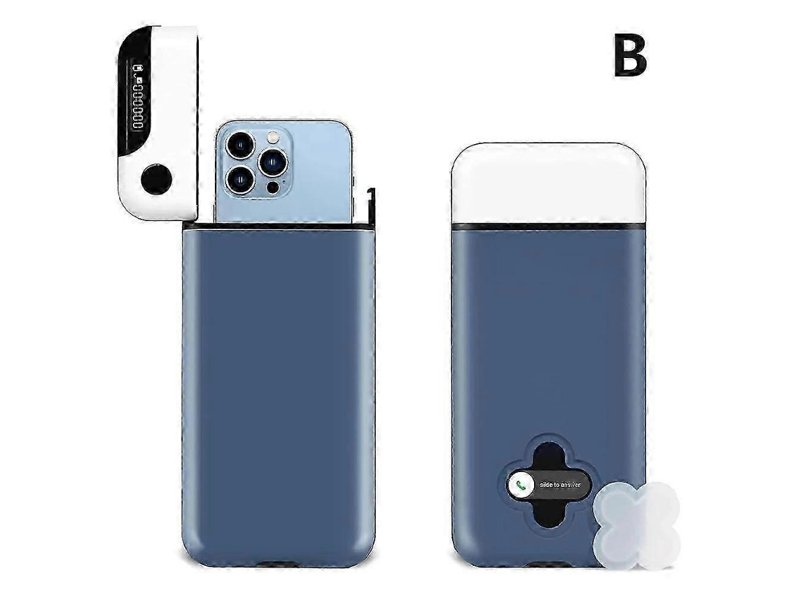 Caixa De Bloqueio De Celular Com Timer, Ajuda A Manter Disciplina E Foco--blue