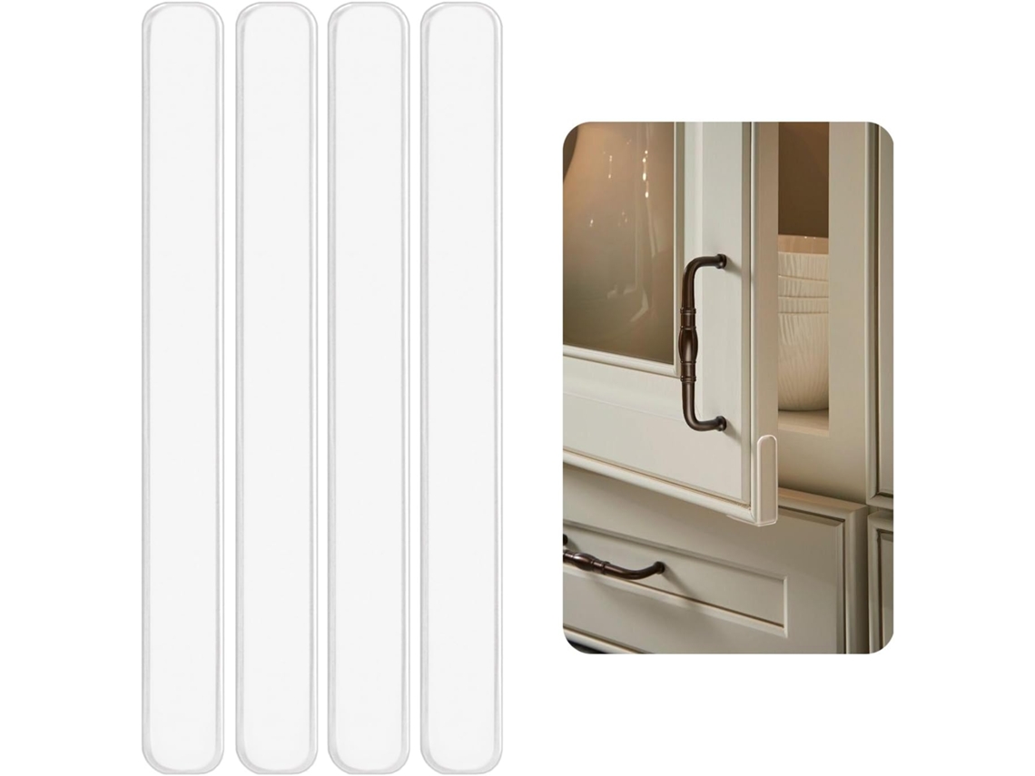 Conjunto De 4 Almofadas Silicone Anticolisão, 150 X 15 Mm,