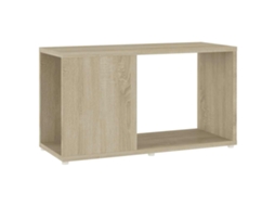 Vidaxl Móvel De Tv 60x24x32cm Contraplacado Carvalho Sonoma