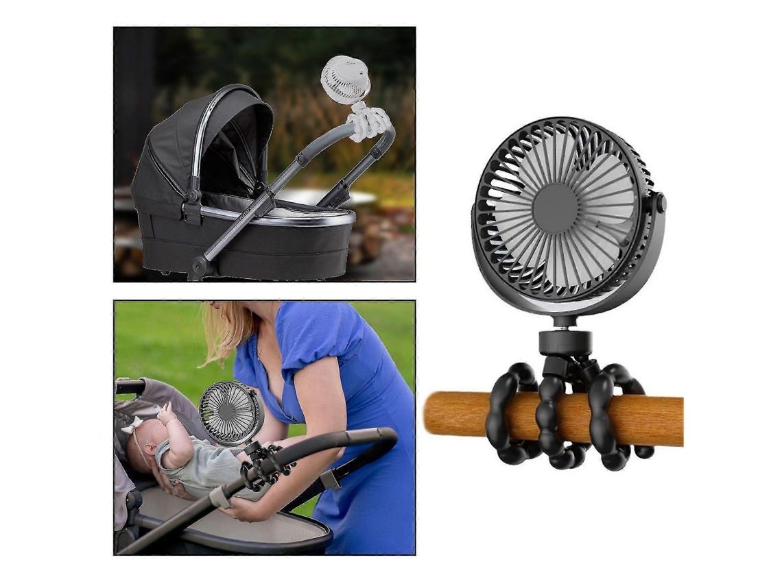 Ventilador portátil MDUG para carrinho de bebê, removível