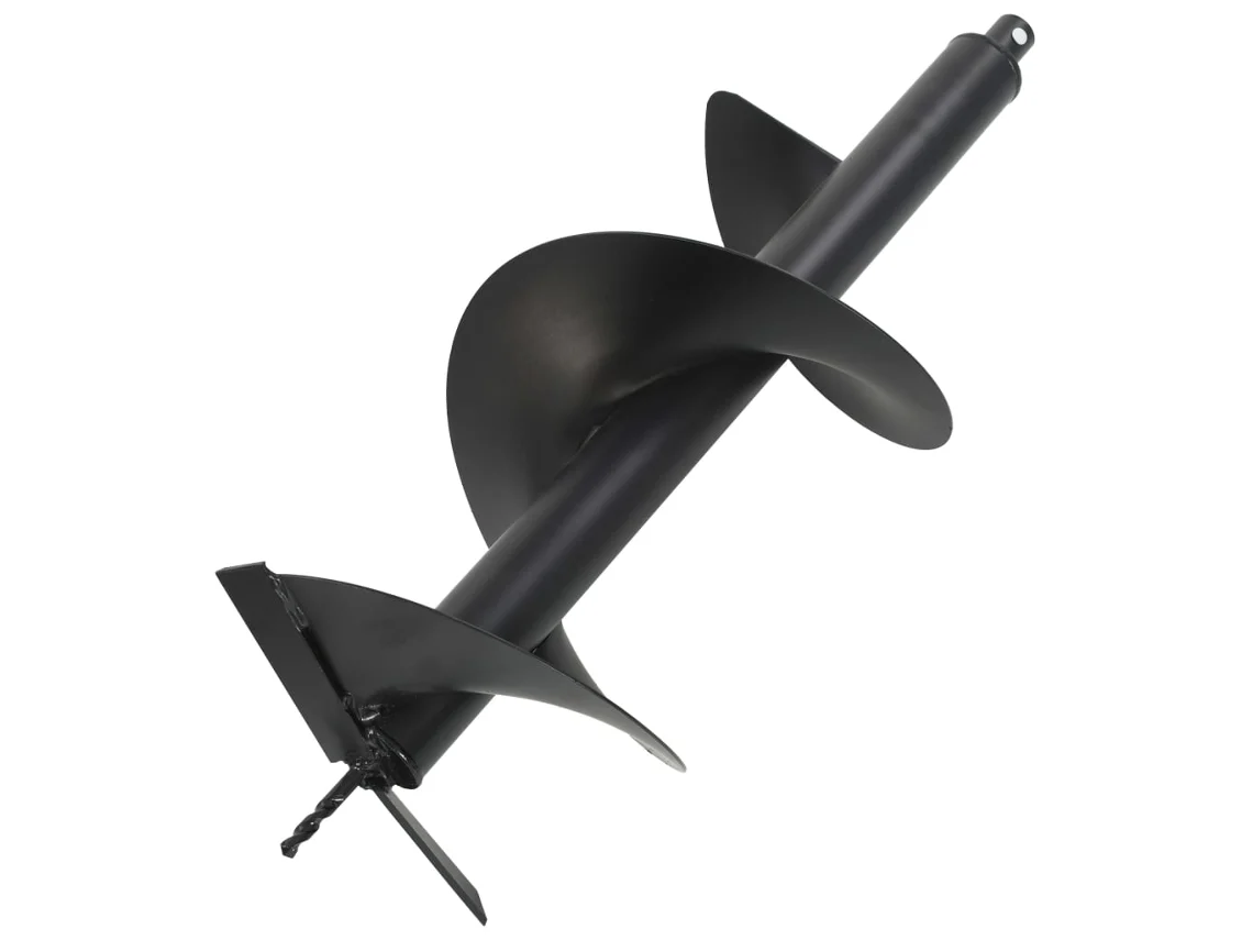 Auger Drill, Auger Drills Vidaxl Preto Aço (300 Mm)