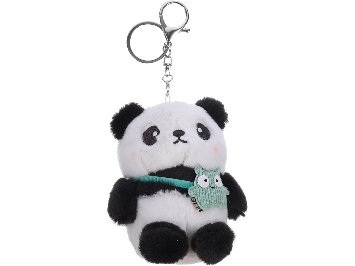 Chaveiro De Pelúcia Em Formato Panda, Fofo E Estético, Perfeito Para