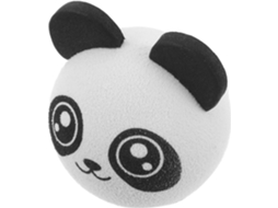 Bola De Antena De Carro Em Eva Resistente Com Formato De Panda E Olhos Grandes.