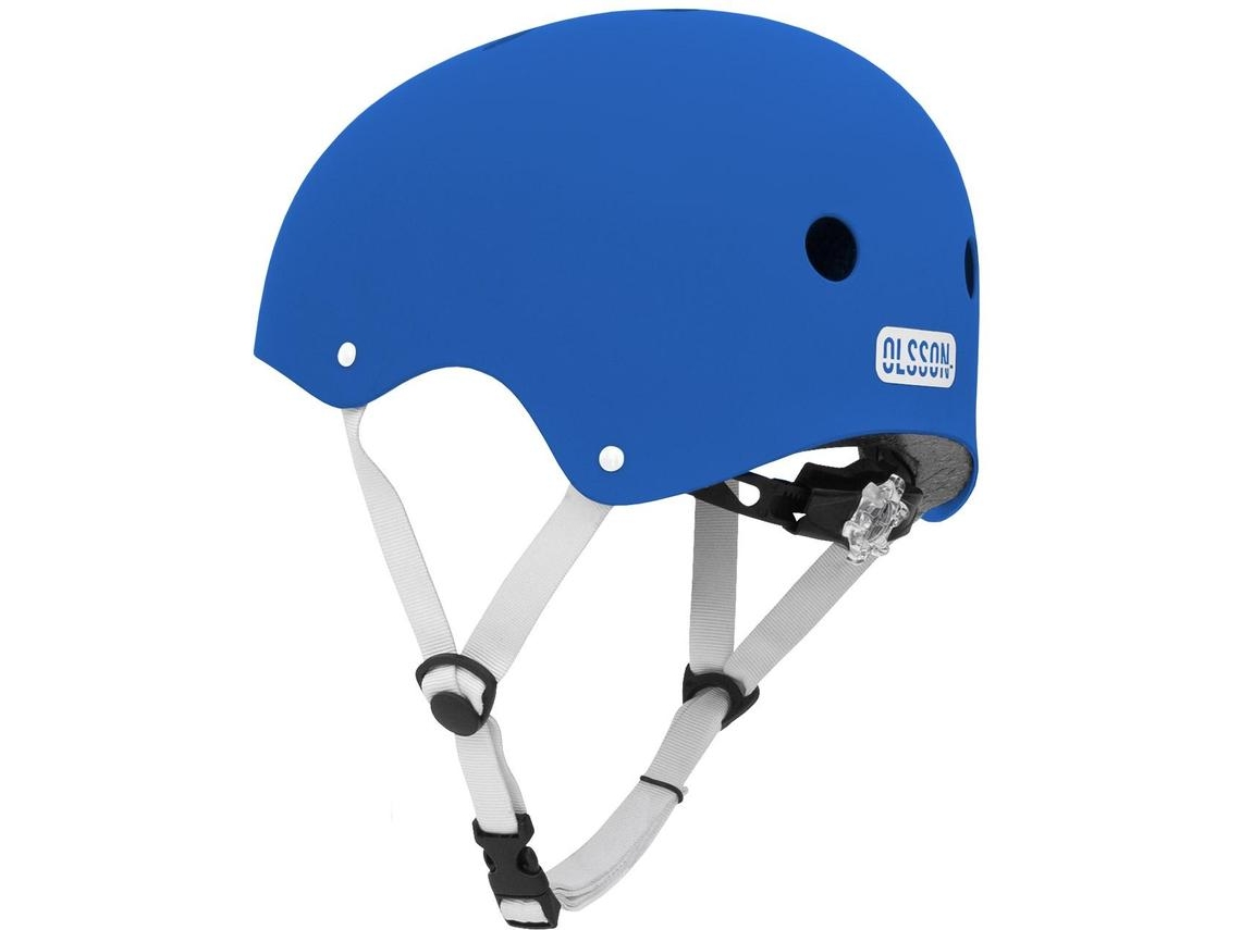 Capacete Crianças OLSSON HERO - Azul S/M (50-52cm) Trotineta Skateboard Patins