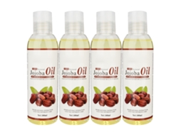 Disaar 4 unidades de Óleo de Jojoba 100ml para Cuidados Faciais e Corporais, Hidratante e Relaxante para Massagem