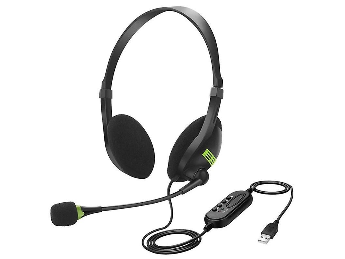 Fones de Ouvido com Cancelamento de Ruído com Fio, Microfone TAISHENGDA