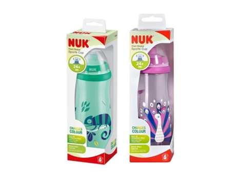 Biberão FAES FARMA Nuk Sports Cup - Efeito muda de cor copo 450ml